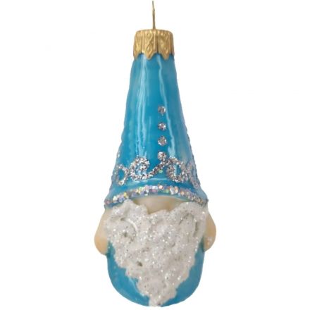 Игрушка елочная Веселый бородач 1, в подарочной упаковке h-10 см ФУ-597