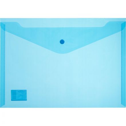Папка-конверт на кнопке КНК 180 синий прз. Россия Папка-конверт на кнопке КНК 180 синий прз. Россия