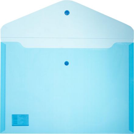 Папка-конверт на кнопке КНК 180 синий прз. Россия Папка-конверт на кнопке КНК 180 синий прз. Россия