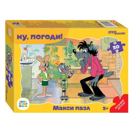 Пазл картонный 30 элементов, "МАКСИ-ПАЗЛЫ", АССОРТИ, поле 27х18 см Пазл картонный 30 элементов, "МАКСИ-ПАЗЛЫ", АССОРТИ, поле 27х18 см