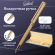 Ручка подарочная шариковая GALANT "Stiletto Gold", тонкий корпус, золотистый, золотистые детали, пишущий узел 0,7 мм, синяя, 140527