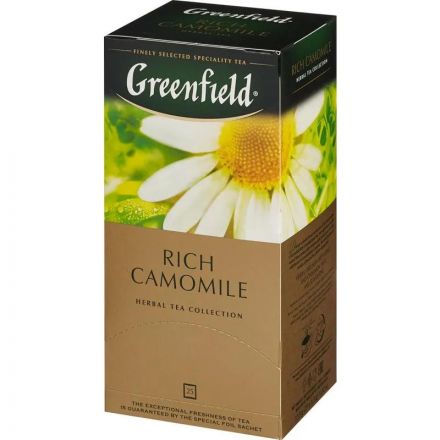 Чай Greenfield Rich Camomile трав.фольг.25пак/уп 0432-10,104574 Чай Greenfield Rich Camomile трав.фольг.25пак/уп 0432-10,104574