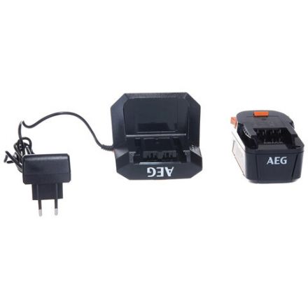 Набор зарядное устройство + аккумулятор, 18 В, Li-ion 4 Ач, AEG SETL1840S, 4935478933 Набор зарядное устройство + аккумулятор, 18 В, Li-ion 4 Ач, AEG SETL1840S, 4935478933
