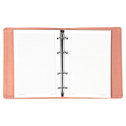 Тетрадь на кольцах А5 (180х220 мм), 120 листов, под кожу, клетка, BRAUBERG "Joy", розовый/светло-розовый, 129990 Тетрадь на кольцах А5 (180х220 мм), 120 листов, под кожу, клетка, BRAUBERG "Joy", розовый/светло-розовый, 129990