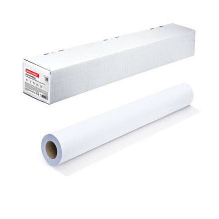 Бумага широкоформатная рулон для плоттера, 610 мм х 45 м х втулка 50,8 мм, 90 г/м2, белизна CIE 146%, BRAUBERG, 110451 Бумага широкоформатная рулон для плоттера, 610 мм х 45 м х втулка 50,8 мм, 90 г/м2, белизна CIE 146%, BRAUBERG, 110451