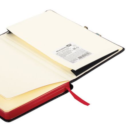 Скетчбук, слоновая кость 140 г/м2 130х210 мм, 80 л., КОЖЗАМ, застежка металл, BRAUBERG ART CLASSIC, "Inspiration", под кожу, черный, 116464 Скетчбук, слоновая кость 140 г/м2 130х210 мм, 80 л., КОЖЗАМ, застежка металл, BRAUBERG ART CLASSIC, "Inspiration", под кожу, черный, 116464
