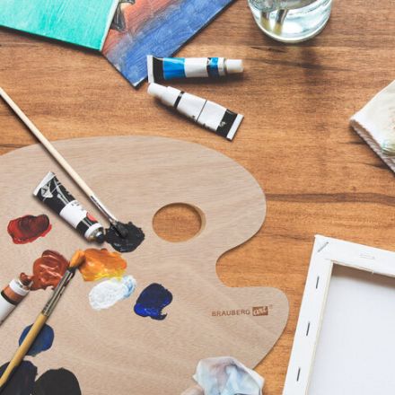 Палитра художественная деревянная овальная 30х40 см, BRAUBERG ART CLASSIC, 192233 Палитра художественная деревянная овальная 30х40 см, BRAUBERG ART CLASSIC, 192233