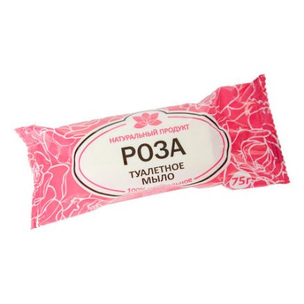 Мыло туалетное 75 г, "Роза" АГРОПРОМ-ЮГ, натуральное, 732300 Мыло туалетное 75 г, "Роза" АГРОПРОМ-ЮГ, натуральное, 732300
