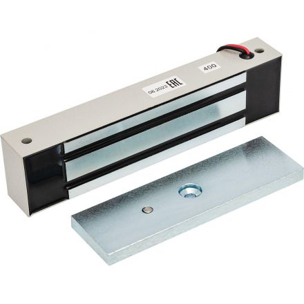 Замок электромагнитный Accordtec ML-400 К с уголком, цвет серый Замок электромагнитный Accordtec ML-400 К с уголком, цвет серый