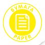 Наклейка "Бумага" желтая, круглая