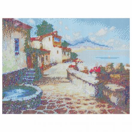 Картина стразами (алмазная мозаика), 30х40 см, ОСТРОВ СОКРОВИЩ "Южный полдень", без подрамника, 663863 Картина стразами (алмазная мозаика), 30х40 см, ОСТРОВ СОКРОВИЩ "Южный полдень", без подрамника, 663863