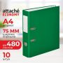 Папка-регистратор Attache Economy 75 мм зеленая
