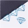 Скрепки фигурные 25мм, MESHU "Diamonds", 6шт., пакет с европодвесом Скрепки фигурные 25мм, MESHU "Diamonds", 6шт., пакет с европодвесом