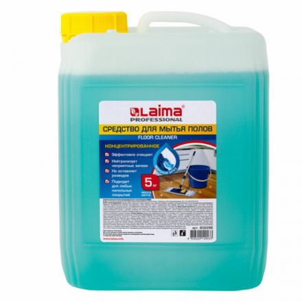 Средство для мытья пола 5 кг, LAIMA PROFESSIONAL концентрат, "Морской бриз", 602296 Средство для мытья пола 5 кг, LAIMA PROFESSIONAL концентрат, "Морской бриз", 602296