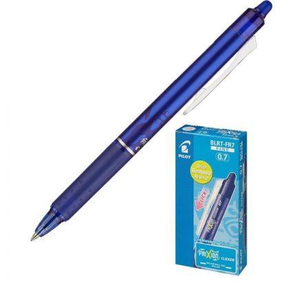 Ручка гелевая со стираемыми чернилами автоматическая Pilot Frixion Clicker синяя (толщина линии 0.4 мм) Ручка гелевая со стираемыми чернилами автоматическая Pilot Frixion Clicker синяя (толщина линии 0.4 мм)