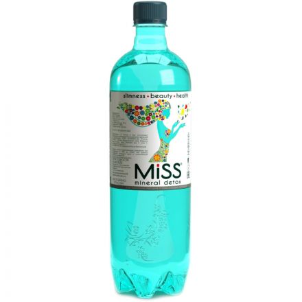 Вода минеральная MISS MINERAL DETOX ТЗ газ 1л пэт Вода минеральная MISS MINERAL DETOX ТЗ газ 1л пэт