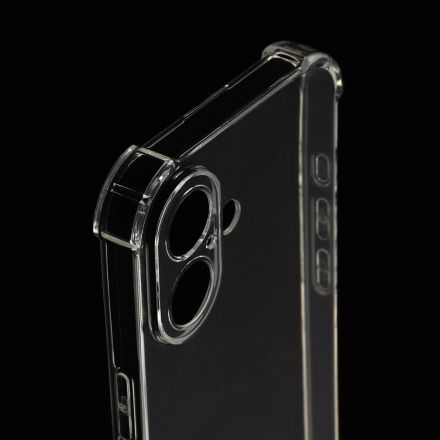 Чехол RedLine iBox Crystal для iPhone 17, с усил.углами, силикон, прозр