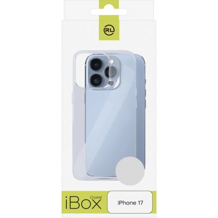 Чехол RedLine iBox Crystal для iPhone 17, с усил.углами, силикон, прозр