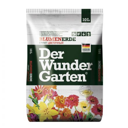 Грунт ЦветочныйDER WUNDER GARTEN,10л,ДВГ-02-10