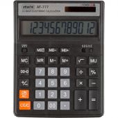 Калькулятор настольный ПОЛН/Р Attache AF-777,12р,дв.пит,200x155мм, черный