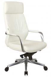 Кресло Alvaro A1815 Белый (6207) натуральная кожа