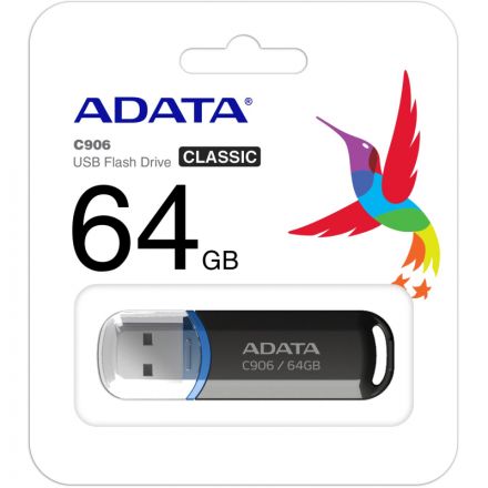 Флеш-память A-DATA C906, 64GB, AC906-64G-RBK Флеш-память A-DATA C906, 64GB, AC906-64G-RBK