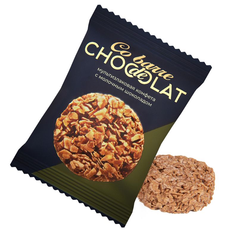 Конфеты ООО В А Ш шоколатье Cobarde el Chocolate Multi Cereal Dark Chocolate