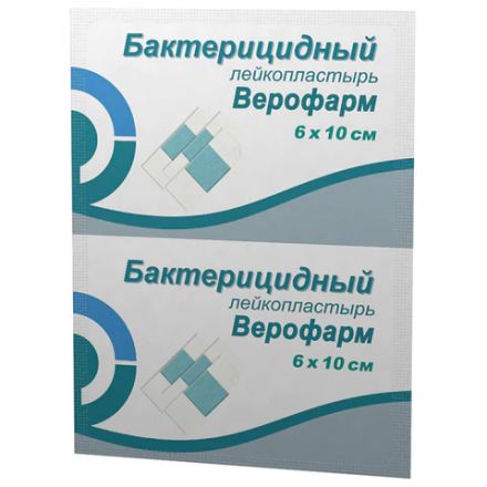 Лейкопластырь бактерицидный ВЕРОФАРМ, полоска 6х10 см, тканевая основа, 20024106 Лейкопластырь бактерицидный ВЕРОФАРМ, полоска 6х10 см, тканевая основа, 20024106
