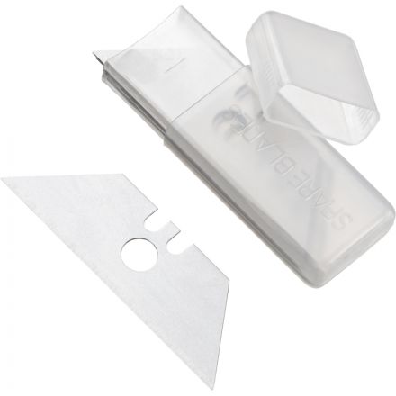 Лезвие для ножей запасное TOPFORT 19мм трапец.,сталь,шир.цен.отв.,10шт/уп Лезвие для ножей запасное TOPFORT 19мм трапец.,сталь,шир.цен.отв.,10шт/уп