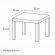 Стол журнальный "Лайк" аналог IKEA (550х550х440 мм), дуб светлый