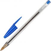 Ручка шариковая одноразовая BIC Cristal синяя (толщина линии 0.4 мм) Ручка шариковая одноразовая BIC Cristal синяя (толщина линии 0.4 мм)