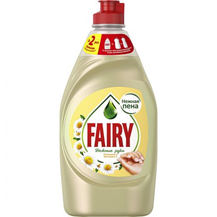 Средство для мытья посуды  FAIRY Нежные руки Ромашка и витамин Е 450мл