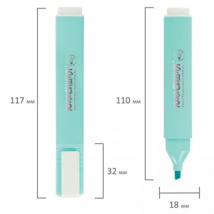 Набор текстовыделителей ЮНЛАНДИЯ 6 шт., АССОРТИ, "COLORSTAR PASTEL", линия 1-4 мм, 151717