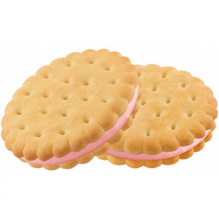 Печенье Яшкино затяжное с клубничным кремом, 190г МП461 Печенье Яшкино затяжное с клубничным кремом, 190г МП461