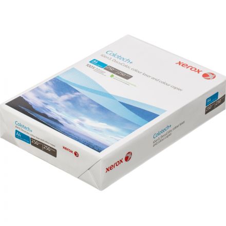 Бумага для цв.лазер.печ. Xerox Colotech + ( A4, 250 г/кв.м, 250)