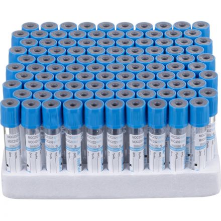 Вакуумные пробирки с Na цитрат 3,8% 1,8мл, 13х75мм, KOMETALINE 100шт/уп