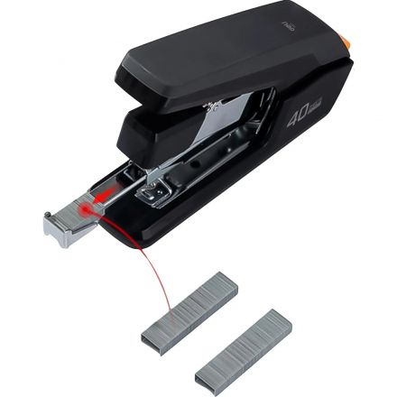 Степлер Deli Exceed 24/6 26/6 26/8 50л.Сниж.усил.черн.100скоб корE0371black