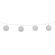 Электрогирлянда-нить комнатная "Шарики" 1,8 м, 16 LED, серебро, тёплый белый, батарейки, ЗОЛОТАЯ СКАЗКА, 592559