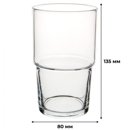 Стакан ХИЛЛ 440 мл 12 шт./уп Стакан ХИЛЛ 440 мл 12 шт./уп