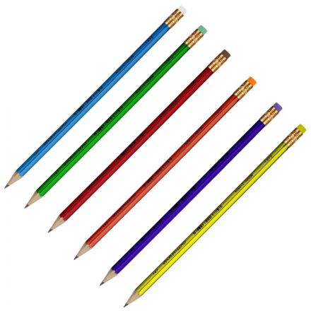 Карандаш чернографитный Koh-I-Noor Oriental 1372 НВ заточенный с ластиком