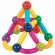 Магнитный конструктор MAGNETIC STICKS, 72 магнитные детали, BRAUBERG KIDS, 665722