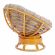 Кресло-качалка Папасан/Papasan (W 23/01 B) /с подушкой/ 115х78х104см, медовый, подушка рогожка, меланж