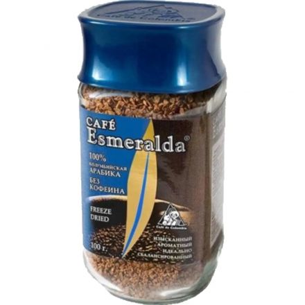 Кофе Esmeralda без кофеина, стекло 100 гр