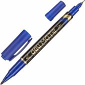 Маркер перманентный двусторонний Mate, толщина линии 0,5-1 мм, синий Маркер перманентный двусторонний Mate, толщина линии 0,5-1 мм, синий