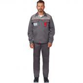 Костюм рабочий летний л10-КБР т-сер/с-сер 56-58 182-188 Костюм рабочий летний л10-КБР т-сер/с-сер 56-58 182-188