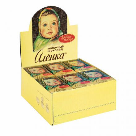 Шоколад КРАСНЫЙ ОКТЯБРЬ "Аленка", 15 г, в шоубоксе, КО07747 Шоколад КРАСНЫЙ ОКТЯБРЬ "Аленка", 15 г, в шоубоксе, КО07747