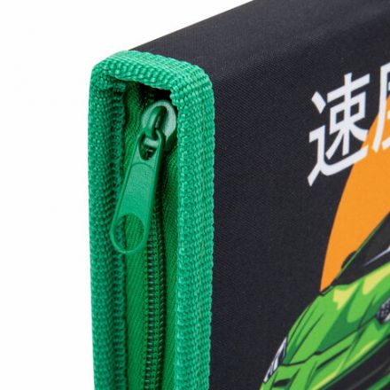 Пенал ПИФАГОР, 1 отделение, 1 откидная планка, полиэстер, 19х13 см, "Dive into drive", 272292