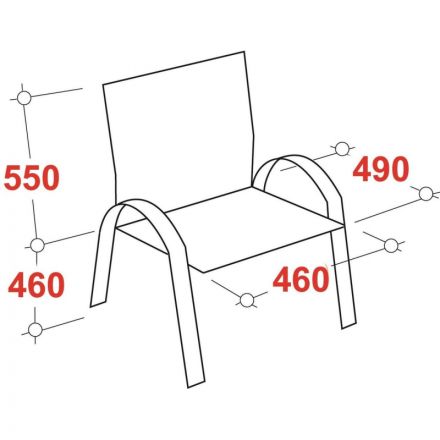Конференц-кресло BN_TQ_Echair-811 VPU кожзам черный, хром