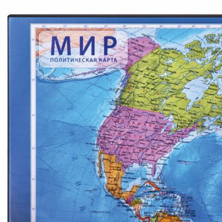 Коврик-подкладка настольный для письма (590х380 мм), с картой мира, BRAUBERG, 236777 Коврик-подкладка настольный для письма (590х380 мм), с картой мира, BRAUBERG, 236777