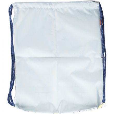 Мешок для обуви №1School Серый со звездами,МО-26-1с, 360x470 мм, светоотр